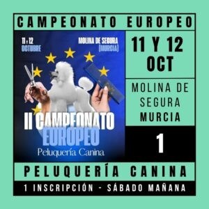Inscripción General Campeonato Europeo 2025 - Sábado Mañana