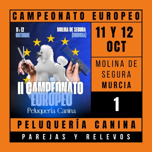 Inscripción General Campeonato Europeo 2025 - Parejas y Relevos